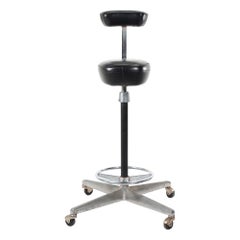 1964 Perch Office Stool by George Nelson and Robert Propst for Herman Miller