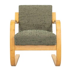 1970s Model 402 Atelje Lounge Chair Aino & Alvar Aalto for Artek w/ Upholstery