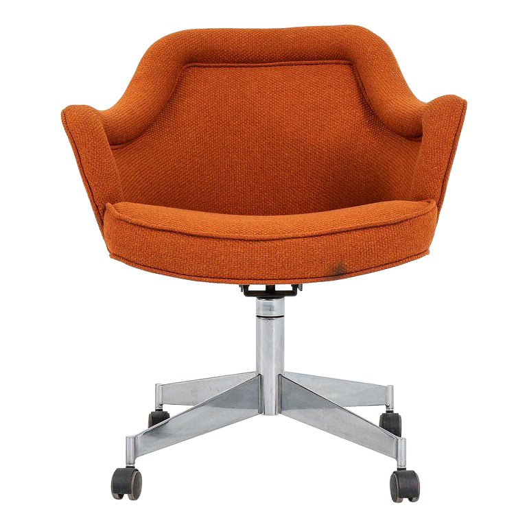 1971 Hiebert of California Große Schreibtischstühle auf Rollen, Ward Bennett zuzuschreiben im Angebot