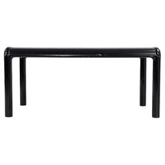 1976 Gae Aulenti for Knoll International Table de salle à manger rectangulaire Orsay en noir