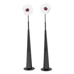 Lampadaires Club 1195 de Pier Giuseppe Ramella pour Arteluce / Flos en gris, 1985