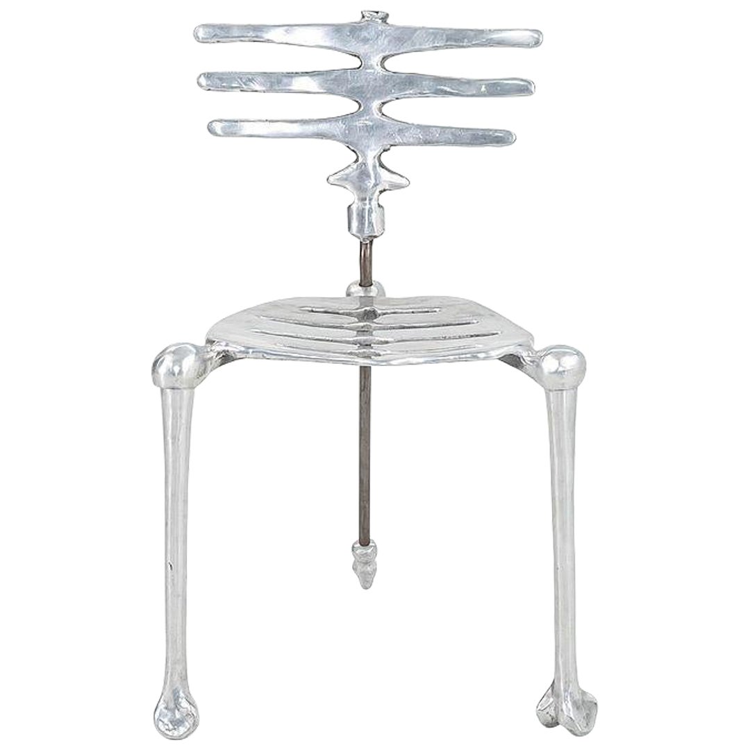 1993 Vintage Michael Aram Flights of Fancy Skeleton Side / Dining Chair