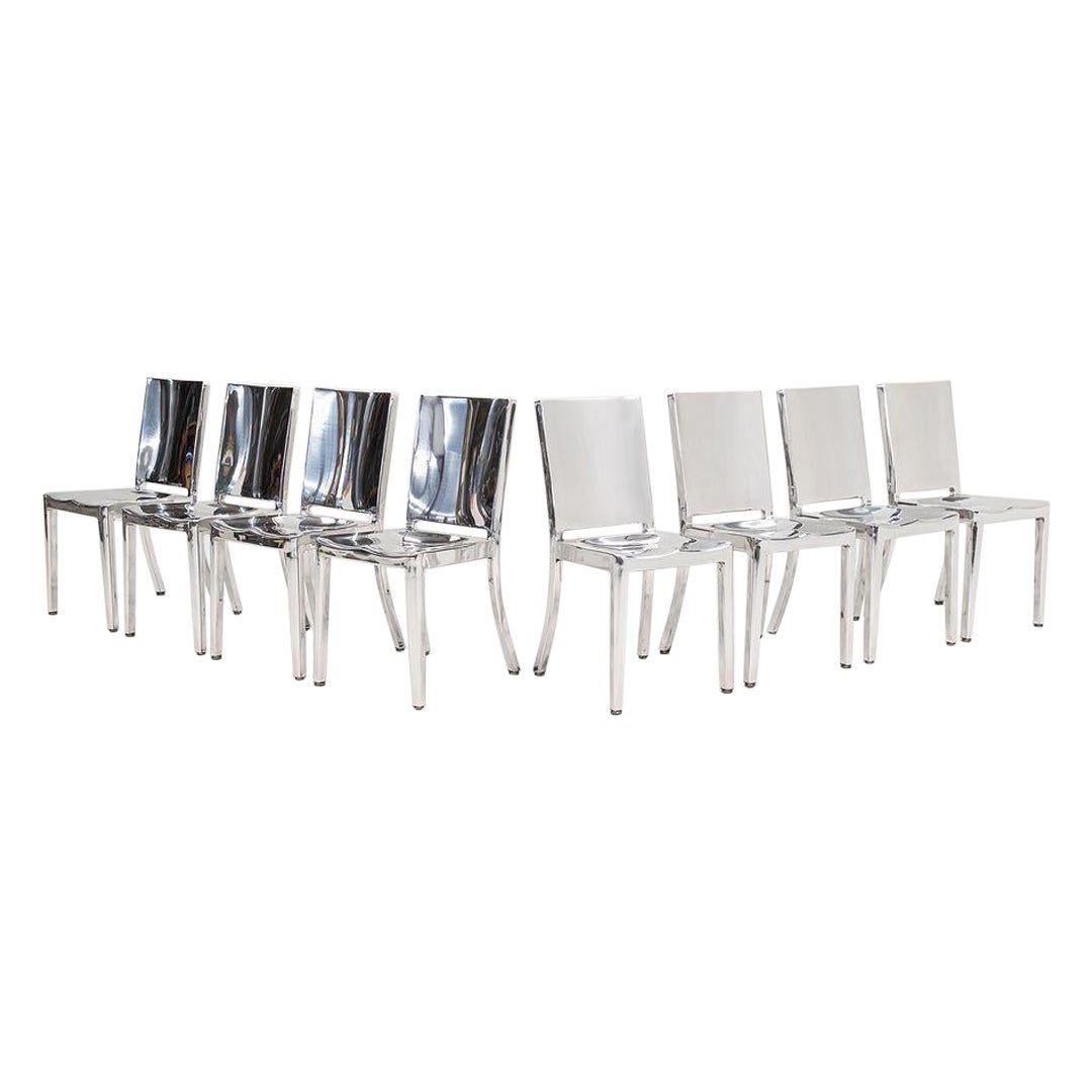 2000 Limited Edition Philippe Starck for Emeco Hudson Side Chairs Edition 1000