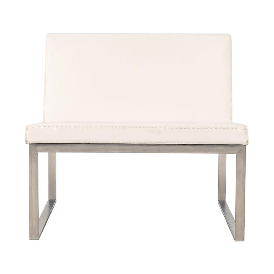2006 B.2 Sillas de salón sin brazos de Fabien Baron para Bernhardt Design en piel