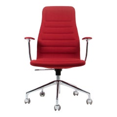 Silla de escritorio con respaldo medio Lotus 2006 de Jasper Morrison para Cappellini en Rojo