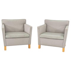 Chaise longue en tissu gris Mies van der Rohe pour Knoll Krefeld 2008 5x disponibles