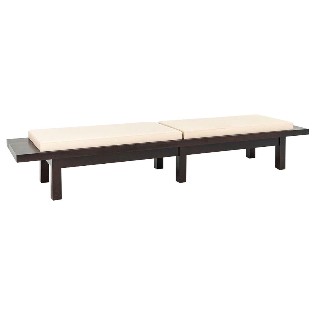 2010s Christian Liaigre for Holly Hunt Cordovan Bench, 1x Available