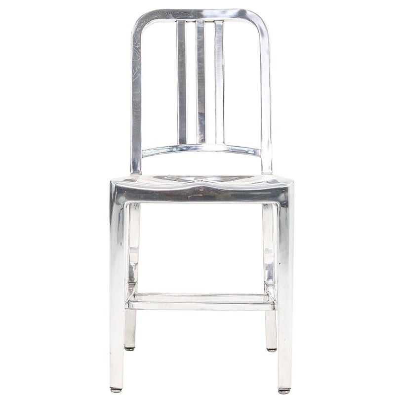 2011 Emeco Navy 1006 Dining / Side Chair in Mint Polished Aluminum