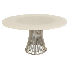 2012 Warren Platner for Knoll Dining Table w/ Custom 54 inch Top Model 3716T
