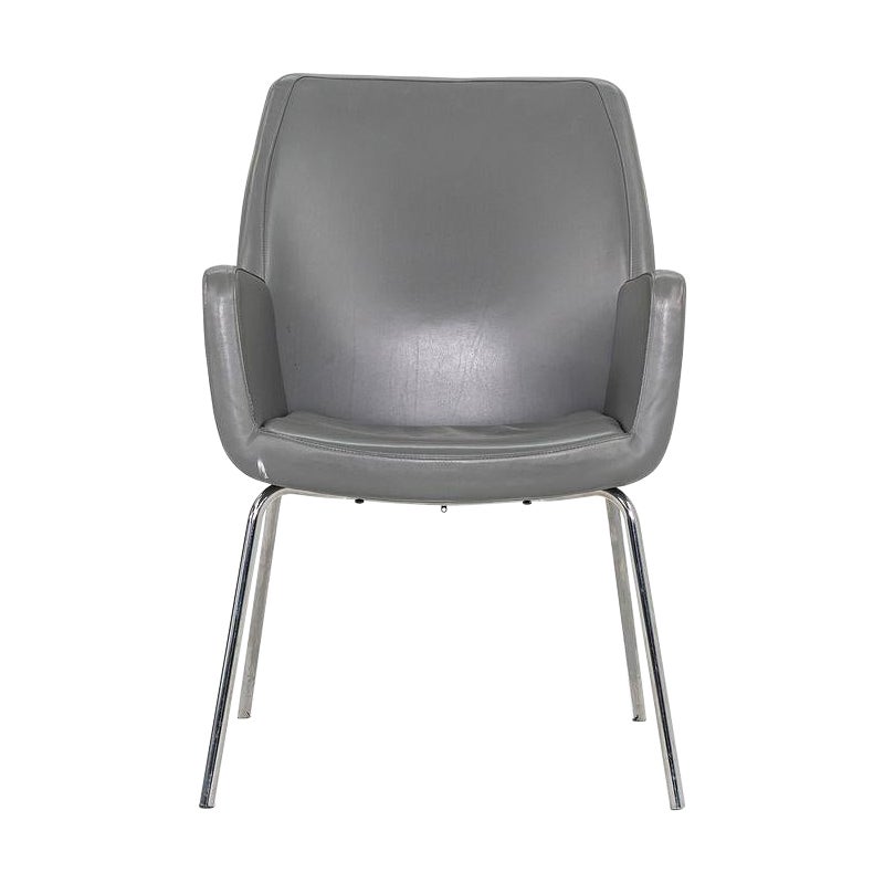2014 Bindu Dining / Guest Chairs by Brian Kane for Coalesse in Grey Leather