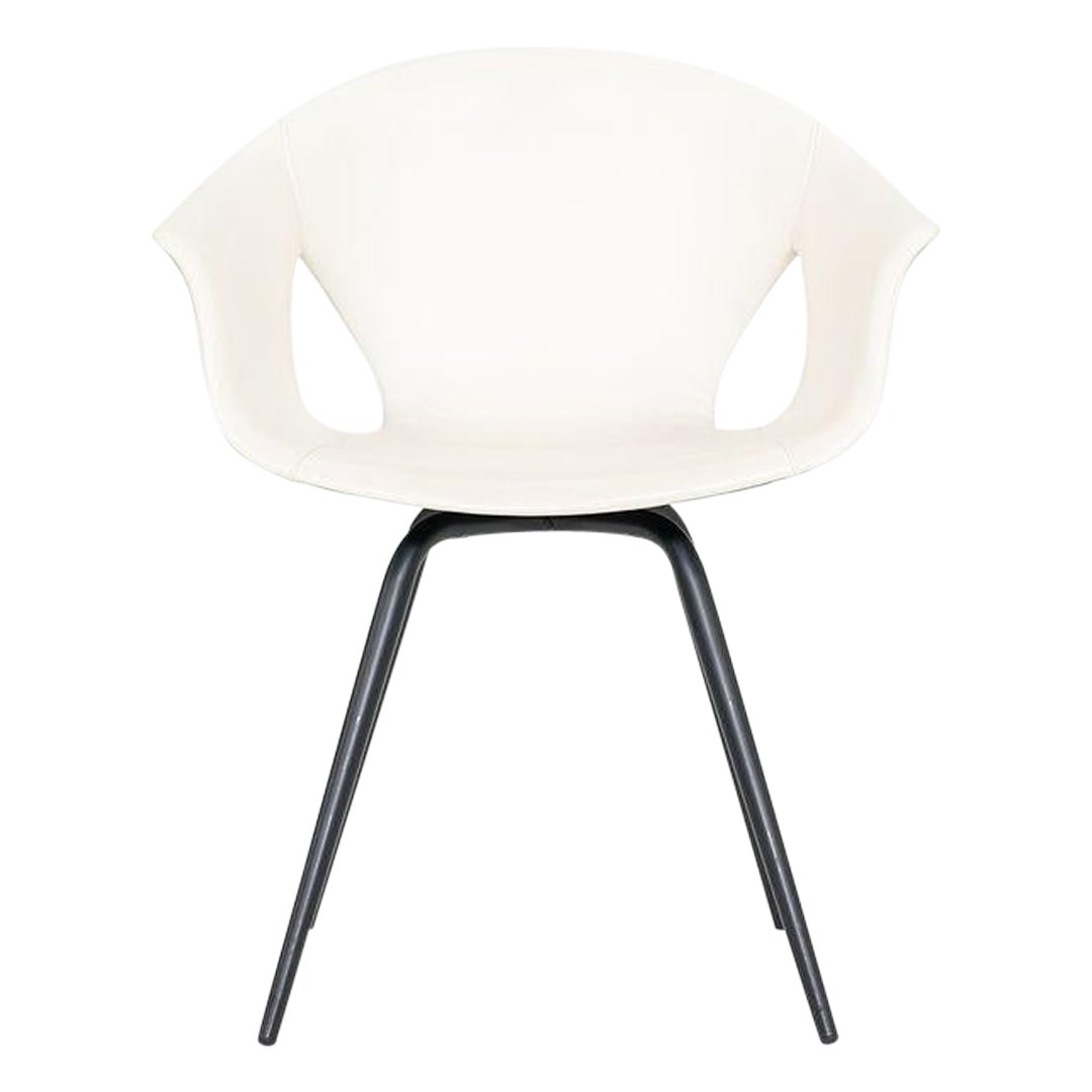 2013 Ginger Ale Dining Chairs by Roberto Lazzeroni for Poltrona Frau in Leather