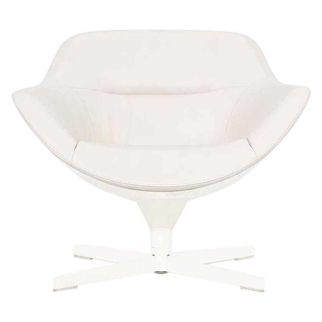 2015 Pair of Cassina Auckland 277 Lounge Chairs by Jean-Marie Massaud in Leather