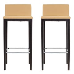 2021 Paire de tabourets de bar Starkie par Chris Panichella pour Arcadia en frêne Kona
