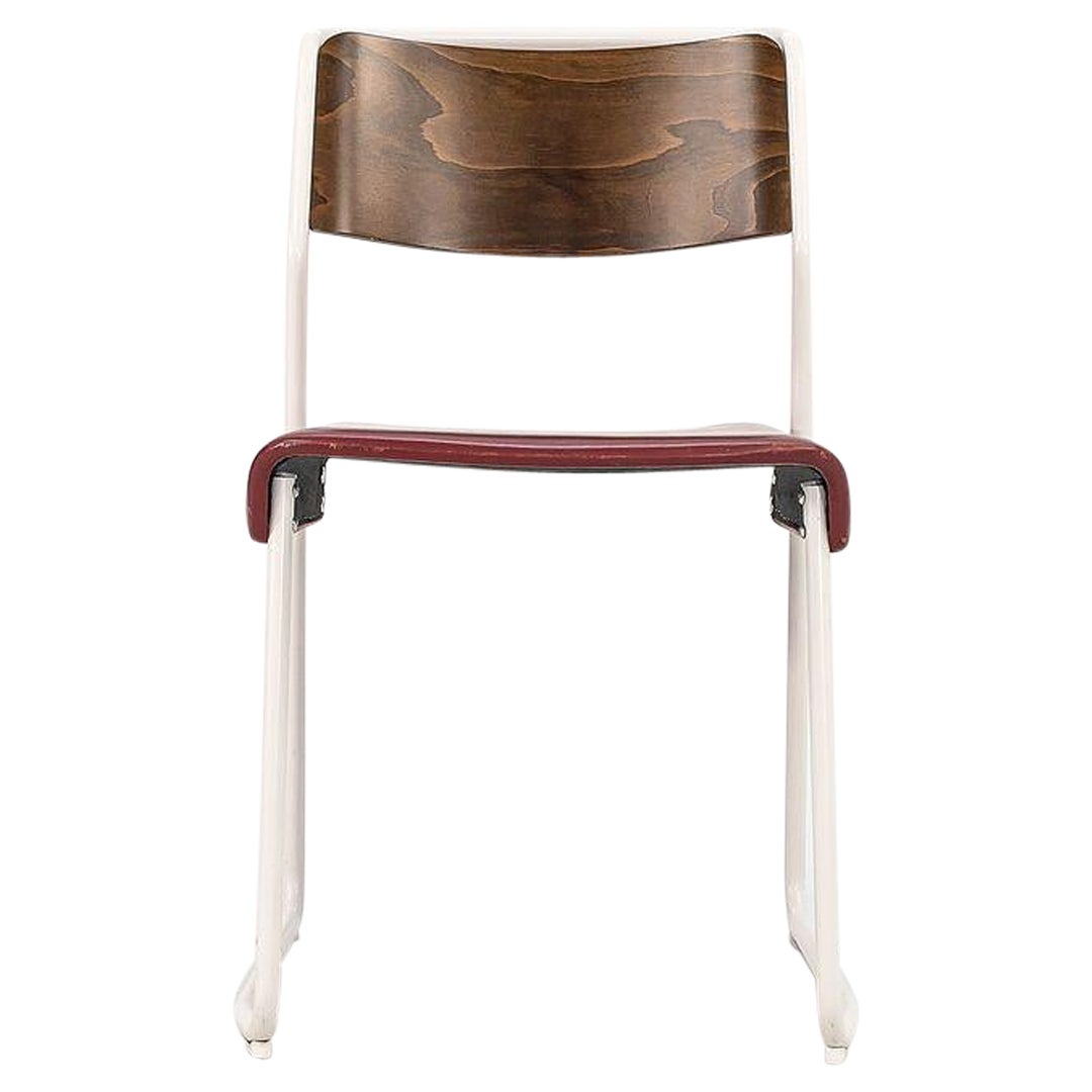 2021 Set of 4 Canteen Utility Dining Chairs by Ed Carpenter & Andre Klauser