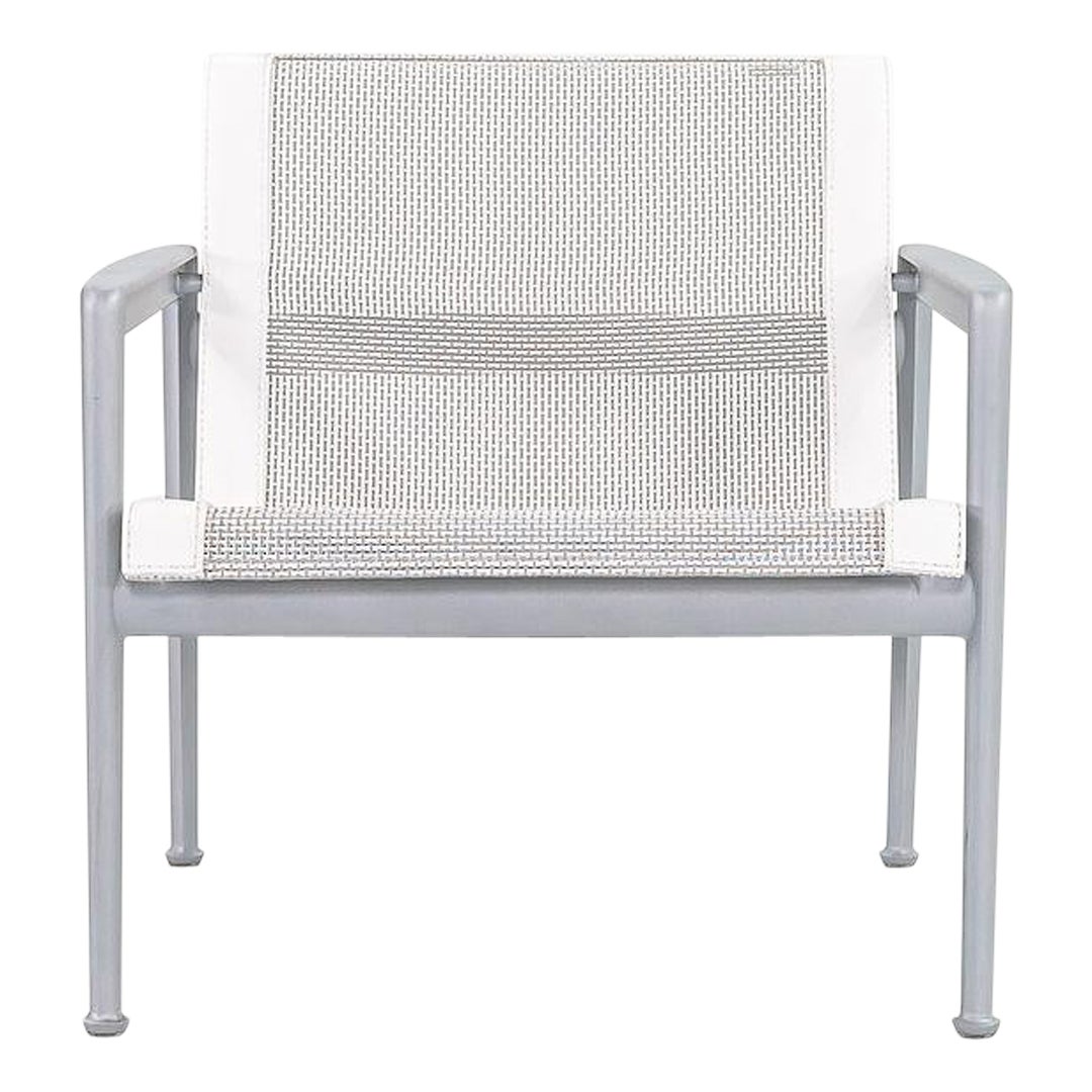 2022 A. Richard Schultz per Knoll 1966 Lounge Chair con struttura in alluminio