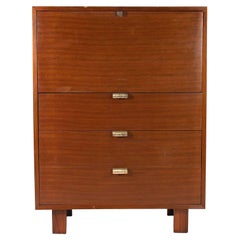 Bureau à façade tombante de la série Basic Cabinet de George Nelson pour Herman Miller, vers 1955