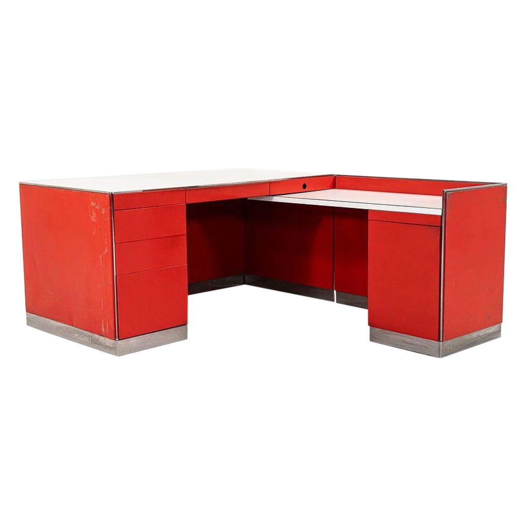 Davis Allen, architecte pour General Fireproofing Reception Desk, 1974
