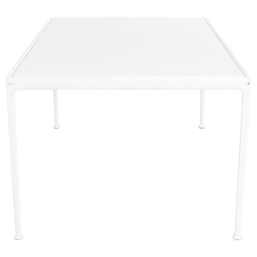 C. 2010s Richard Schultz 1966 Collection Rectangular Dining Table in White