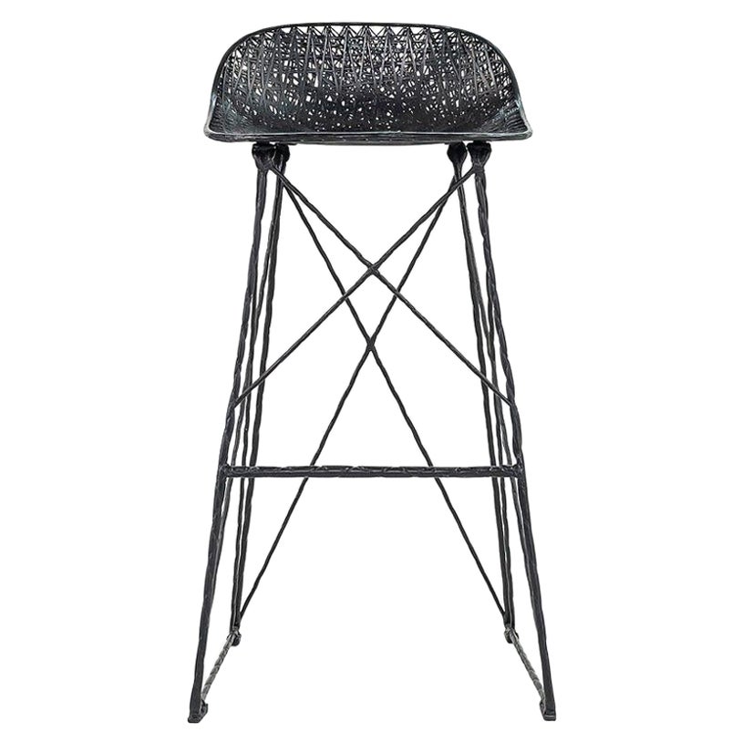 2022 Bertjan Pot for Moooi Carbon Fiber Bar Stool