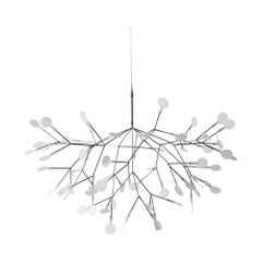 2022 Heracleum II Suspended Large Pendant Lamp in Nickel by Bertjan Pot