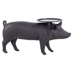 2022 Front Design Studio for Moooi Pig Side / End Table in Black