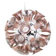 2022 Chalice Chrome 24 Pendant Lamp 4M by Edward Van Vliet for MOOOI