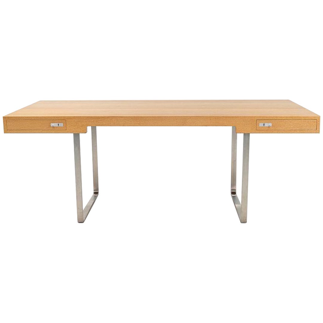 2021 Carl Hansen CH-110 Director's Desk by Hans Wegner in Lacquered Oak
