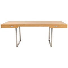 2021 Carl Hansen CH-110 Director's Desk by Hans Wegner in Lacquered Oak