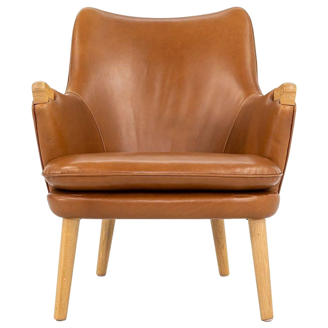 2021 Carl Hansen CH71 by Hans Wegner in Cognac Leather and Oak