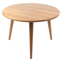 2021 Hans Wegner for Carl Hansen CH008 Lacquered Walnut 31 x 31 x 21