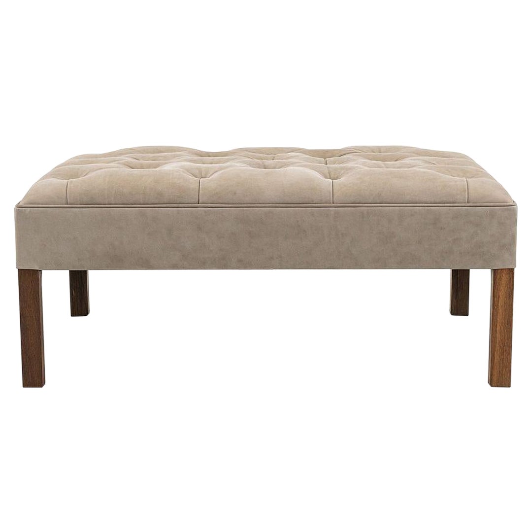 2021 KK48651 Divano / Panca Addition in pelle con gambe in Wood scuro di Kaare Klint
