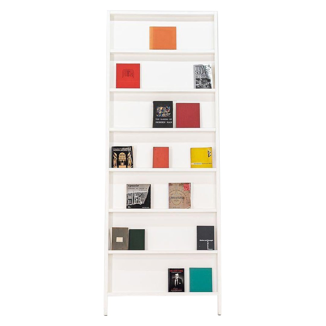 2021 Marcel Wanders for Moooi Oblique Big Bookshelf, laccato, RAL9016 in bianco