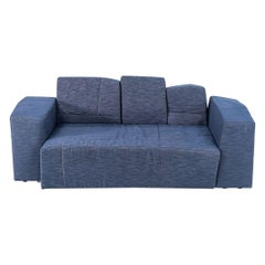 2022 Maarten Baas for Moooi SLT Double Love Seat Sofa Element S3 in Indigo Denim