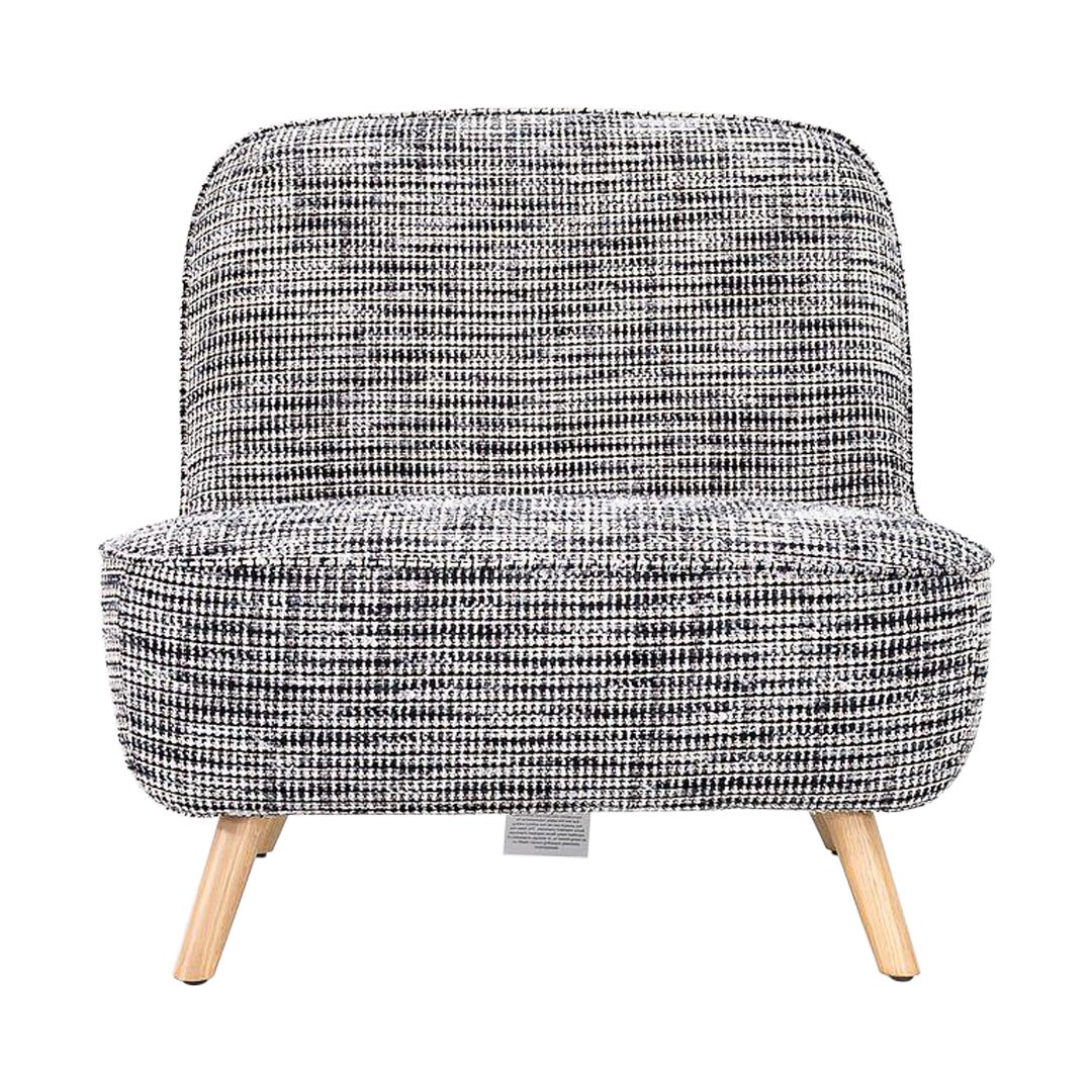 2022 Marcel Wanders for Moooi Cocktail Armless Lounge Chair in Grey Boucle