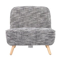 2022 Marcel Wanders para Moooi Silla de salón sin brazos Cocktail de Boucle gris