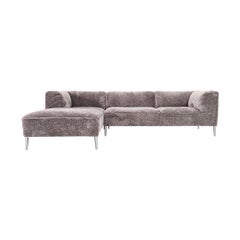 2022 Marcel Wanders SSG Sofa So Good Sectional w/ Chaise Lounge in Dodo Pavone