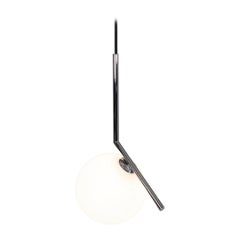 2022 Flos IC Light Suspension 1 Pendant by Michael Anastassiades in Chrome