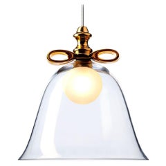 2022 Moooi UL Bell Lamp Large Pendant Lamp Transparent Gold by Marcel Wanders