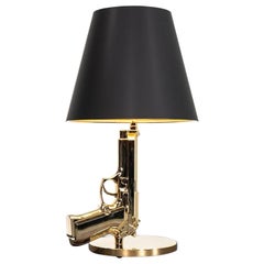 2021 Gun Bedside Lamp by Philippe Starck for Flos in 18k Gold 6x Available