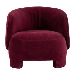 2023 Sebastian Herkner per Ligne Roset Poltrona Taru in Gentle Bordeaux