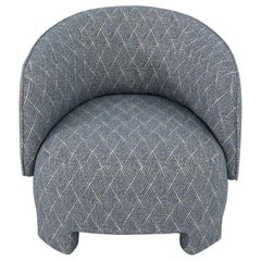 2023 Sebastian Herkner per Ligne Roset Taru Lounge Arm Chair in tessuto Erpi Bleu