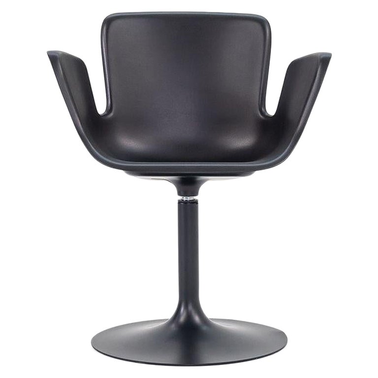 2022 Werner Aisslinger for Cappellini Juli Plastic Arm Chair w/ Column Base