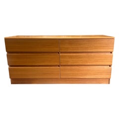 1970s Danish Modern Teak Double Dresser