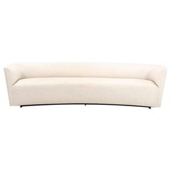 2020 Custom Sculptural Sofa in the Dunbar Style from NYC Tower in Off-White