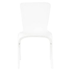 2020 Knoll Washington Skin Side Chair in White by Sir David Adjaye