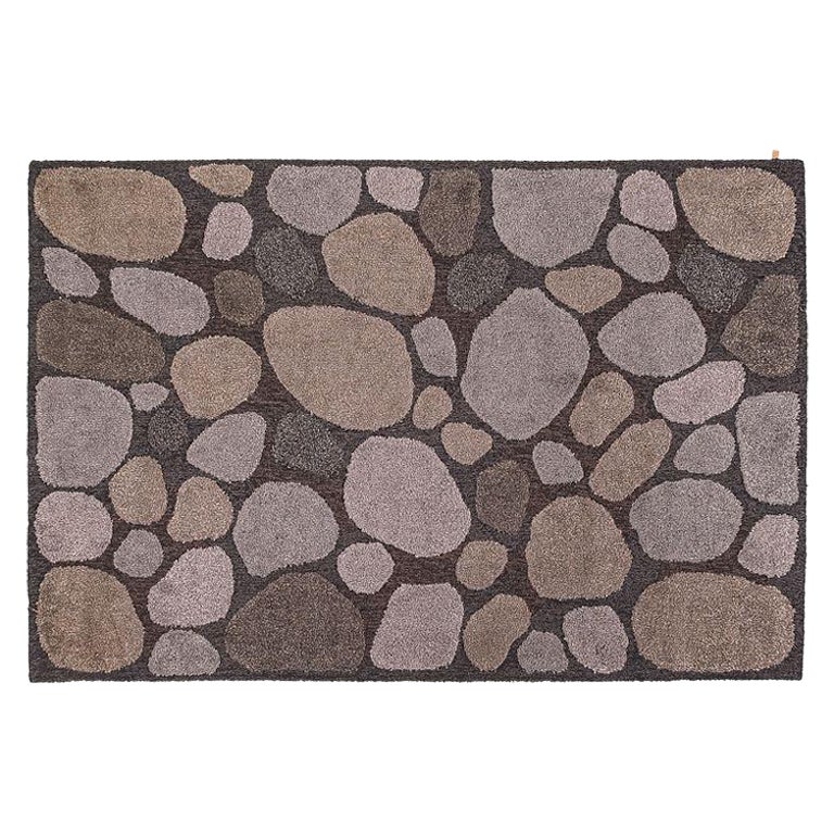 2016 Gunilla Lagerhem Ullberg Archipelago Rug in Multicolored Brown 6.5 x 10 ft
