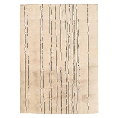 2021 Carl Hansen Woodlines Area Rug in Cream and designed by Naja Utzom Popov