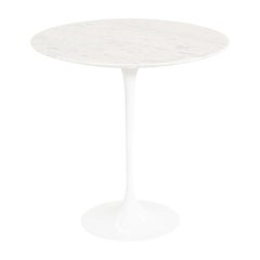 2002 Eero Saarinen per Knoll Tavolini con piedistallo Tulip da 20" in marmo