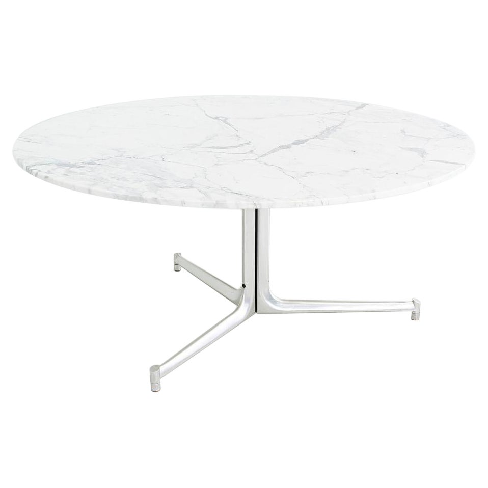 1968 Preben Fabricius and Jorgen Kastholm T150 Dining Table w/ Aluminum Base
