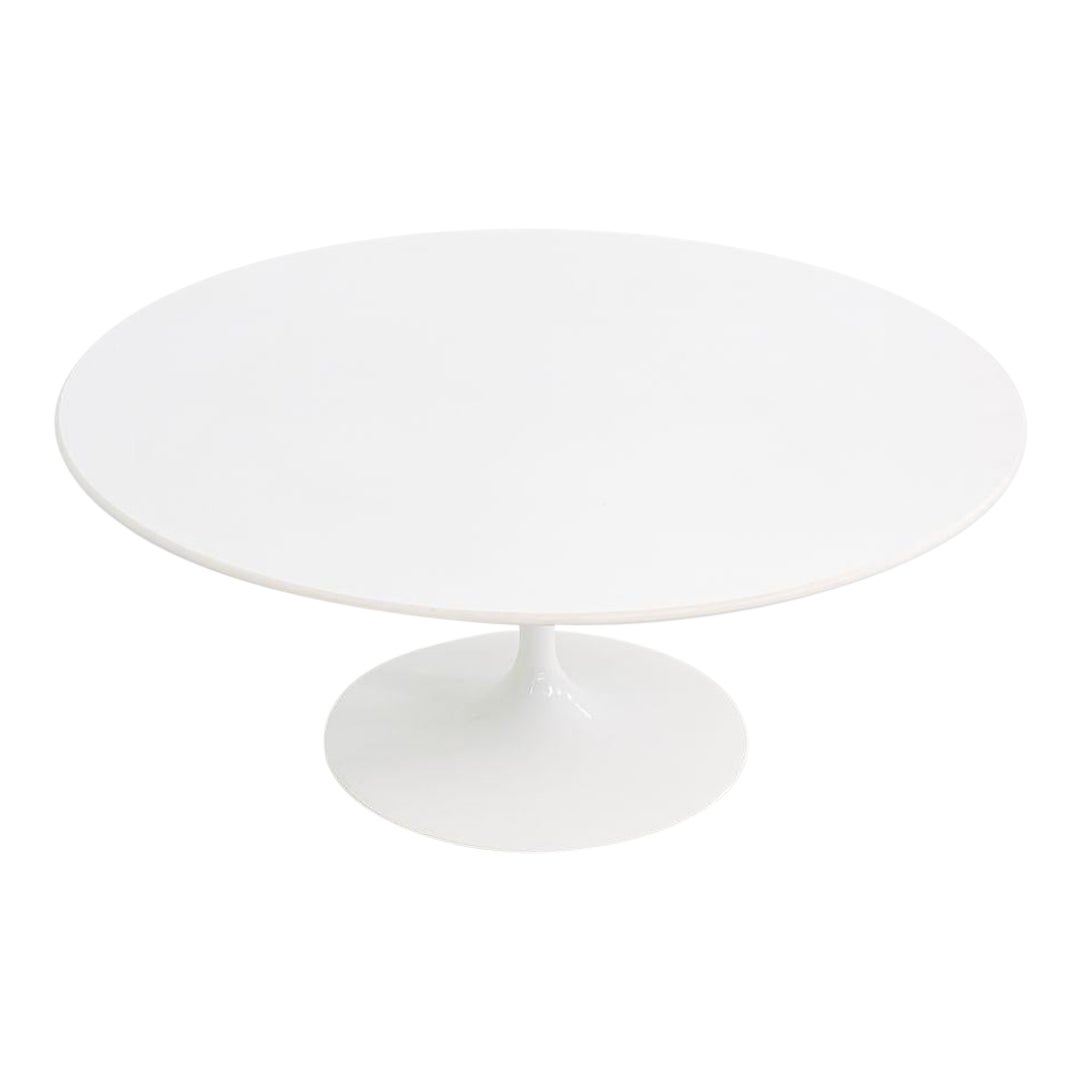 2016 Eero Saarinen for Knoll Tulip Coffee Table w/ 35" Inch Round Laminate Top